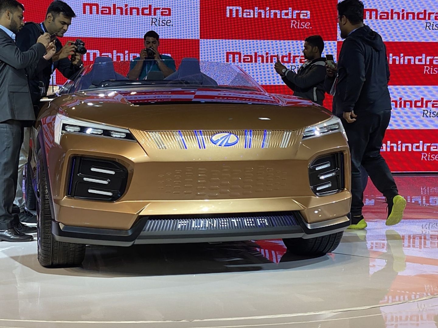 Der E-Sportler Mahindra Funster stand auf der Delhi Auto Expo 2020 im Mittelpunkt