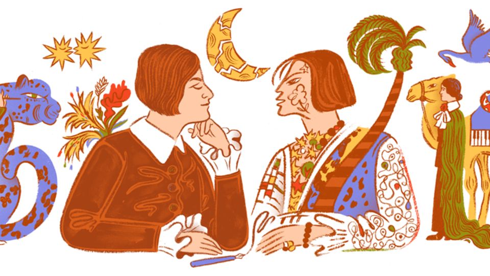 Google Doodle zu Else Lasker-Schüler Google Doodle zu Else Lasker-Schüler
