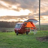 Der Elektro Frosch bietet das kleine Camperglück.