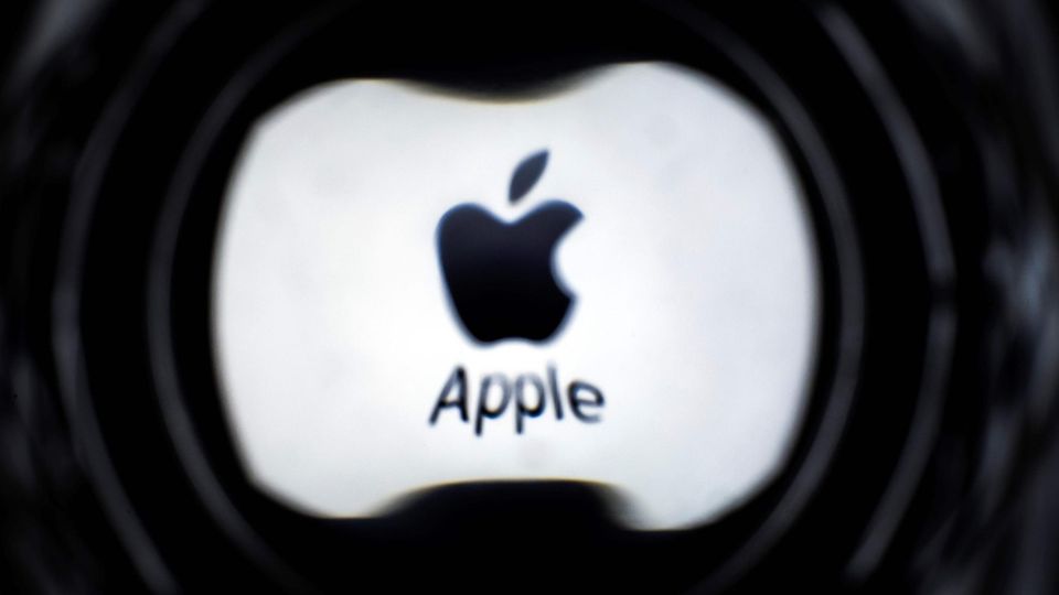 Ein Apple-Logo Ein Apple-Logo