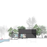 Die Seitenansicht von Amagansett Modular I