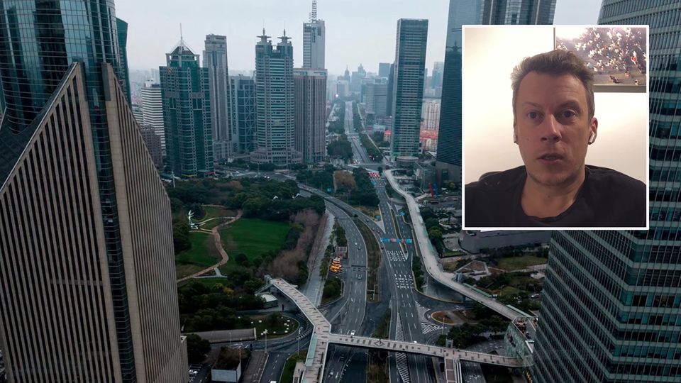 Krise in China : Deutsche in Shanghai über das Coronavirus: "Die Straßen sind gespenstisch leer"