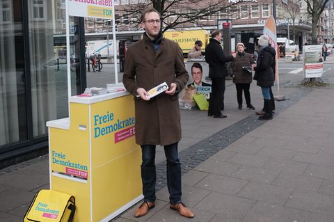 Der stellvertretende FDP-Landesvorsitzende Ron Schumacher