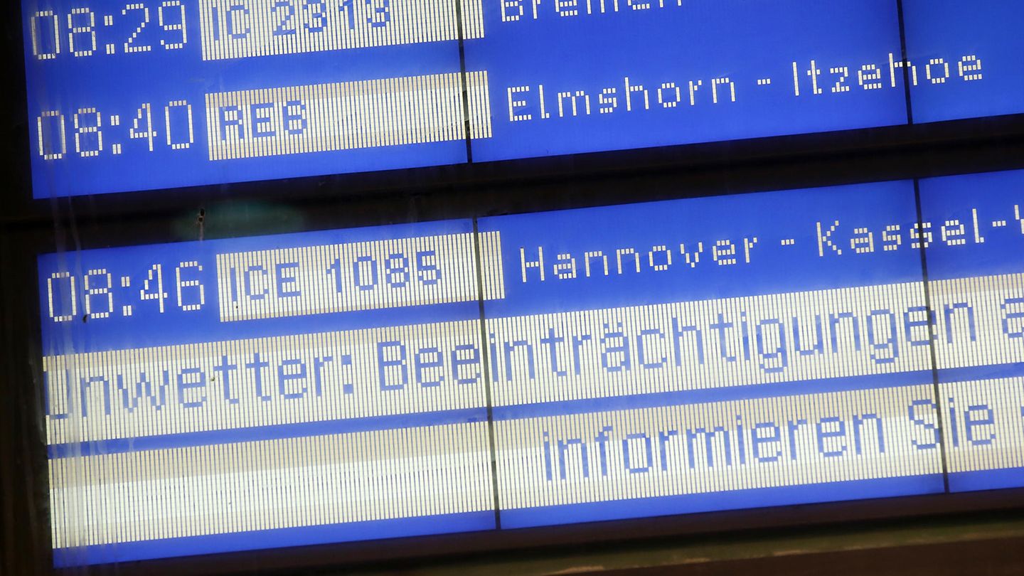 Die Deutsche Bahn rüstet sich für Sturm "Sabine"