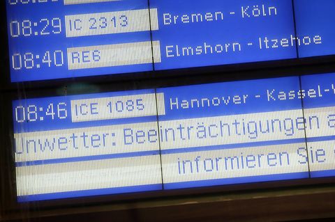 Die Deutsche Bahn rüstet sich für Sturm "Sabine"