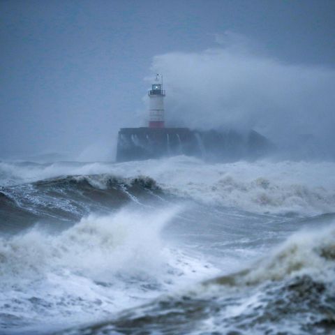 Sabine: In Großbritannien und Irland ist es am Wochenende zu erheblichen Schäden durch heftigen Wind und Regen gekommen.