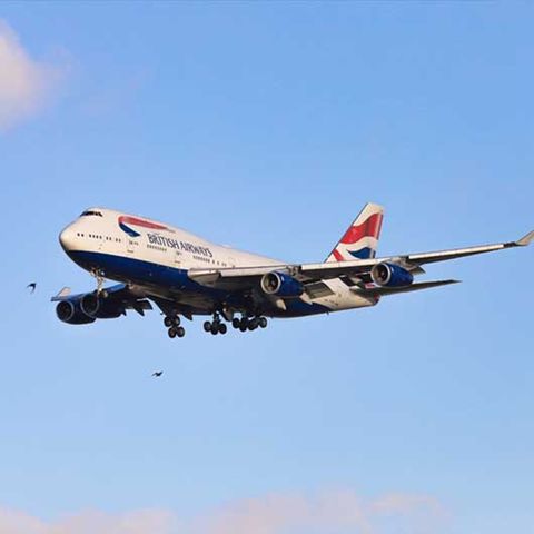 Dank Sturmtief "Sabine" überquerte der Jumbojet der British Airways den Atlantik in weniger als fünf Stunden