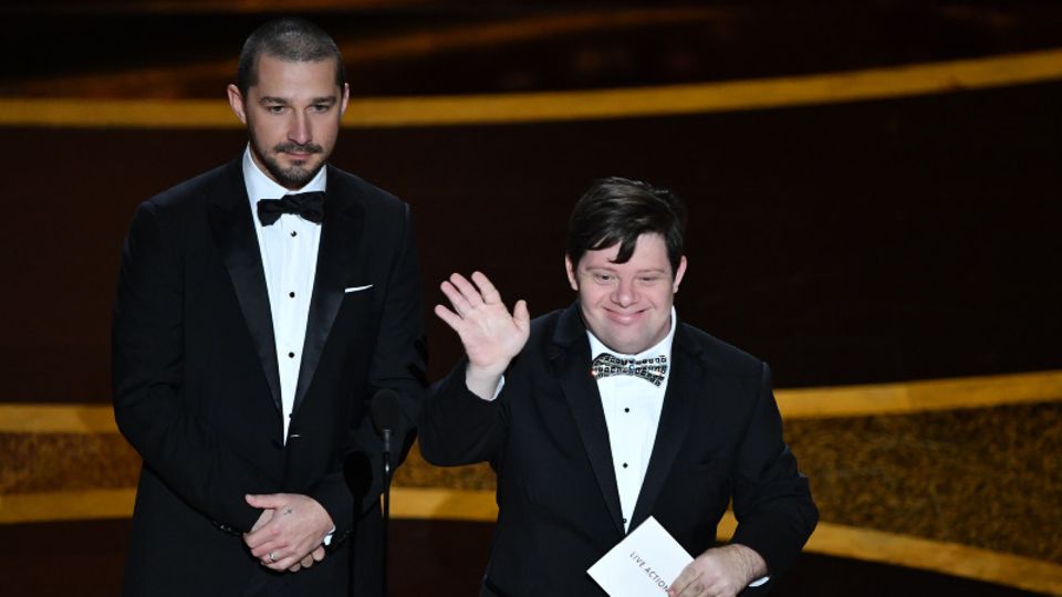 Oscars 2020 Shia LaBeouf und Zack Gottsagen Oscars 2020 Shia LaBeouf und Zack Gottsagen