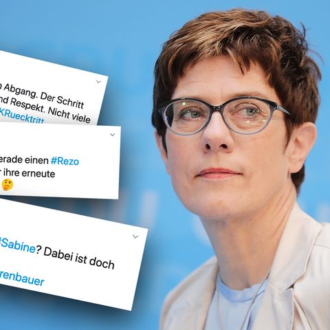 AKK-Rücktritt: So kommentiert die Netzgemeinde