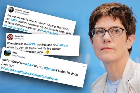 AKK-Rücktritt: So kommentiert die Netzgemeinde