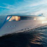 Mit ihrer nach vorn eilenden Kiellinie erinnert die "Aqua" an Formen des 19. Jahrhunderts.