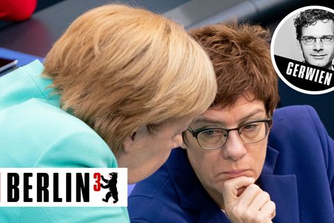 Merkel und Kramp-Karrenbauer