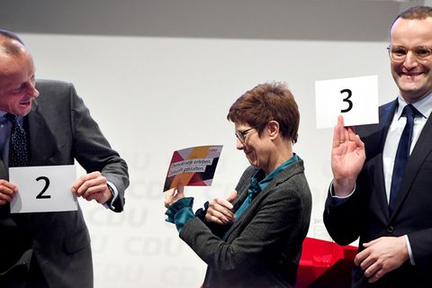 AKK Merz Spahn