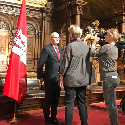 Peter Tschentscher im großen Festsaal