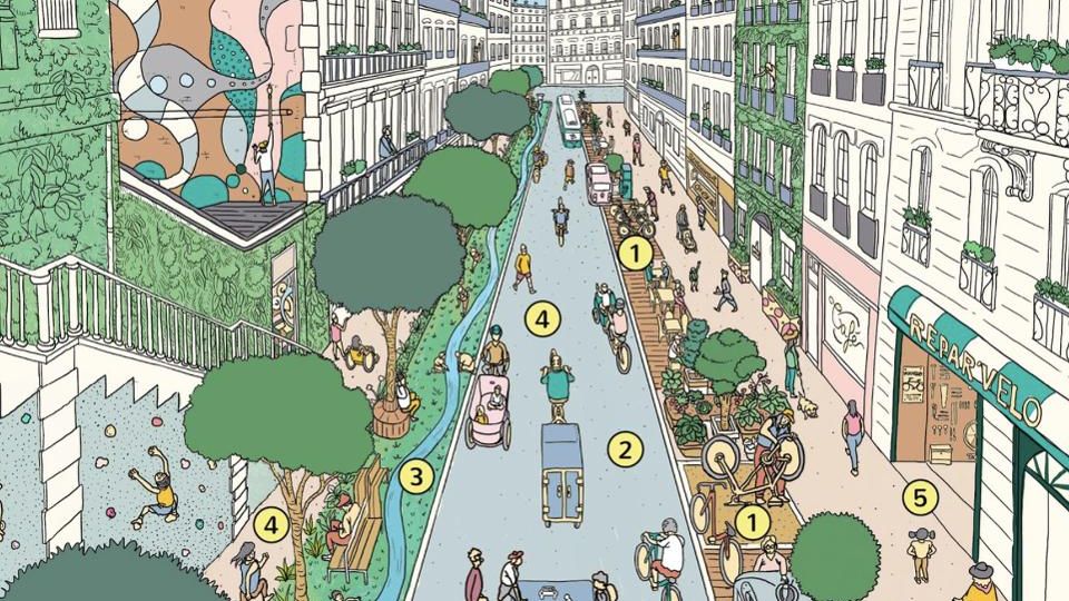 Verkehrswende: Die Breite der Fahrbahn wird auf die Dimension zurückgeschraubt, die bei der Planung der Stadtviertel vorgesehen war. Die Breite der Fahrbahn wird auf die Dimension zurückgeschraubt, die bei der Planung der Stadtviertel vorgesehen war.