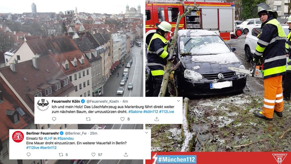 Feuerwehreinsatz, Twitterkommentare