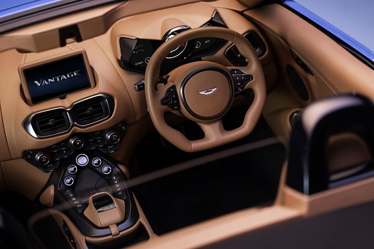 Typisches Aston Martin Cockpit