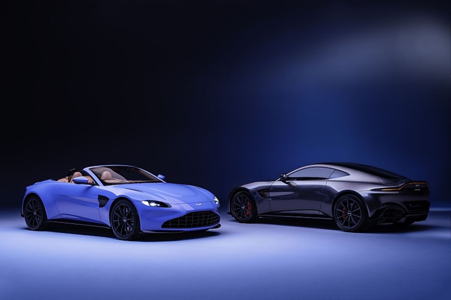 Zwei dynamische Brüder: Roadster (links) und Coupé