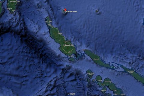 Das verunglückte Boot war zu den Carteret-Inseln unterwegs  