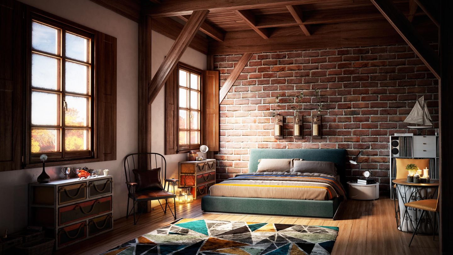 Sie wollen das Schlafzimmer ganz neu einrichten? Dann liegen Sie Probe: Breiten sie eine Decke in der Größe des Bettes dort aus, wo Sie künftig schlafen möchten. Wie ist der Blick in den Raum? Können Sie aus dem Fenster schauen? Was stört Sie? So können Sie auch verschiedene Einrichtungsideen ausprobieren, bevor Sie wirklich loslegen.