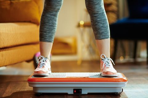 Krafttraining mit Vibrationsboard