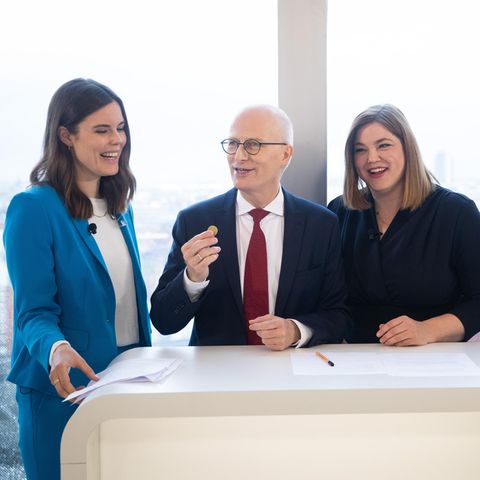 TV Duell Tschentscher Fegebank