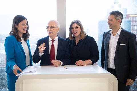 TV Duell Tschentscher Fegebank