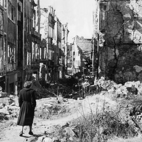 Tausende Menschen kamen bei den Bombenangriffen auf Dresden im Februar 1945 ums Leben