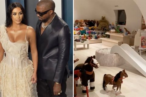 Spielzeugparadies: Supermarkt und eine eigene Bühne: Hier spielen die Kinder der Kardashians