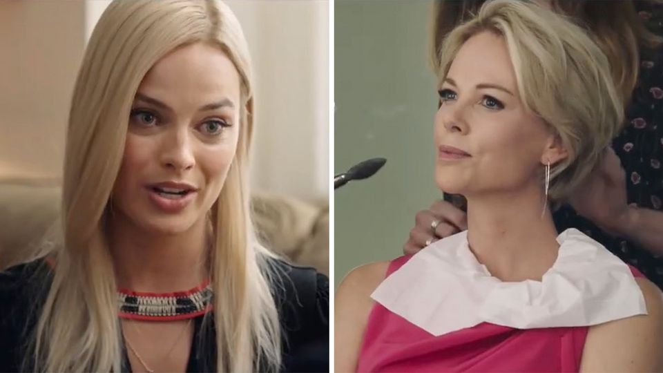 Margot Robbie und Chalize Theron in Bombshell. Margot Robbie und Chalize Theron in Bombshell.