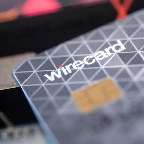 Eine Kreditkarte des Bezahldienstleister Wirecard