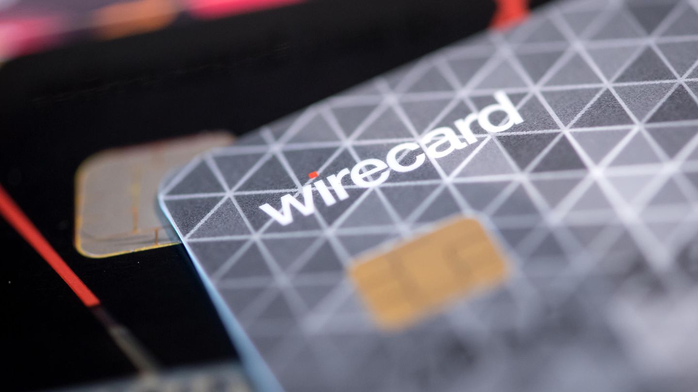 Eine Kreditkarte des Bezahldienstleister Wirecard
