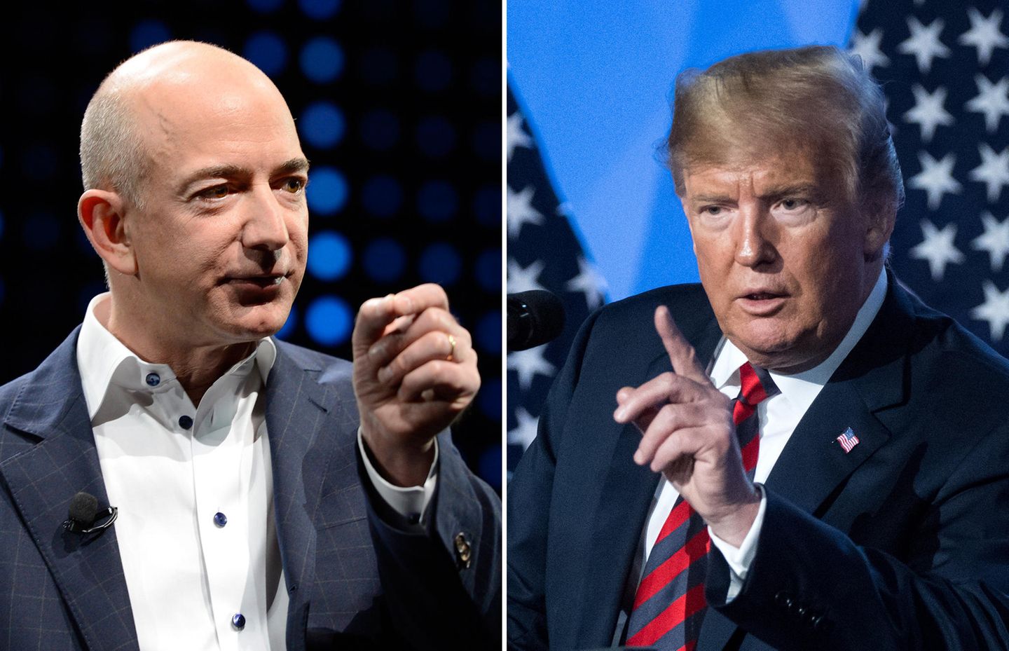 The most powerful and the richest man in the world: Donald Trump and Jeff Bezos can not really suffer each other