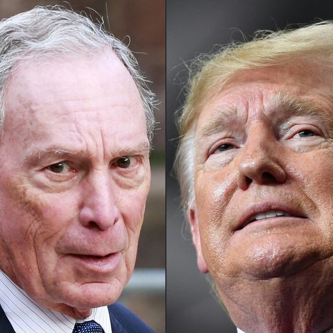 Donald Trump Mike Bloomberg