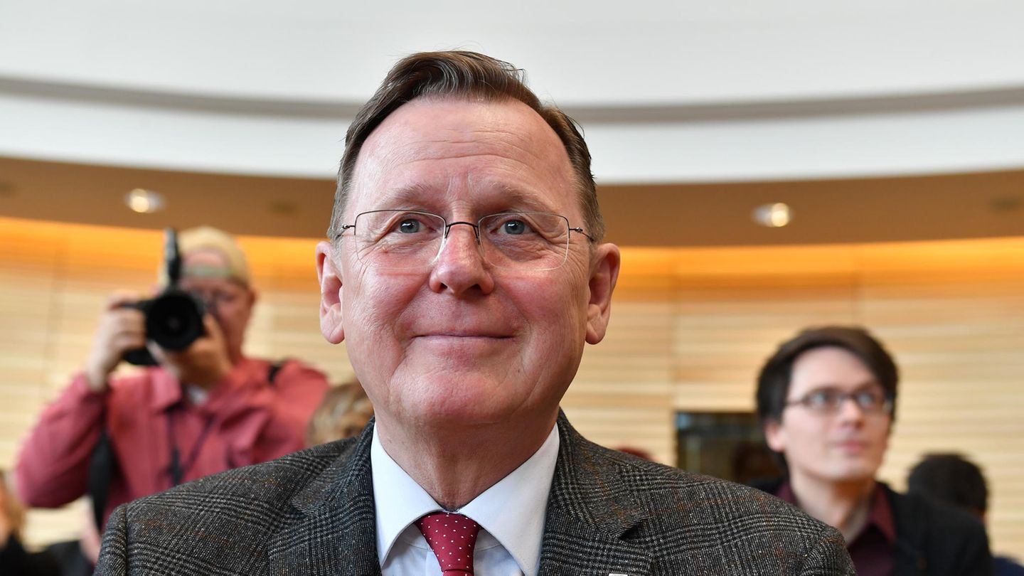 Bodo Ramelow (Die Linke) ist bei seiner Wiederwahl zum Ministerpräsidenten von Thüringen durchgefallen