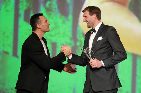 Wladimir Klitschko und Dirk Nowitzki, Laureus Award