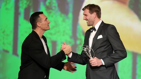 Wladimir Klitschko und Dirk Nowitzki, Laureus Award