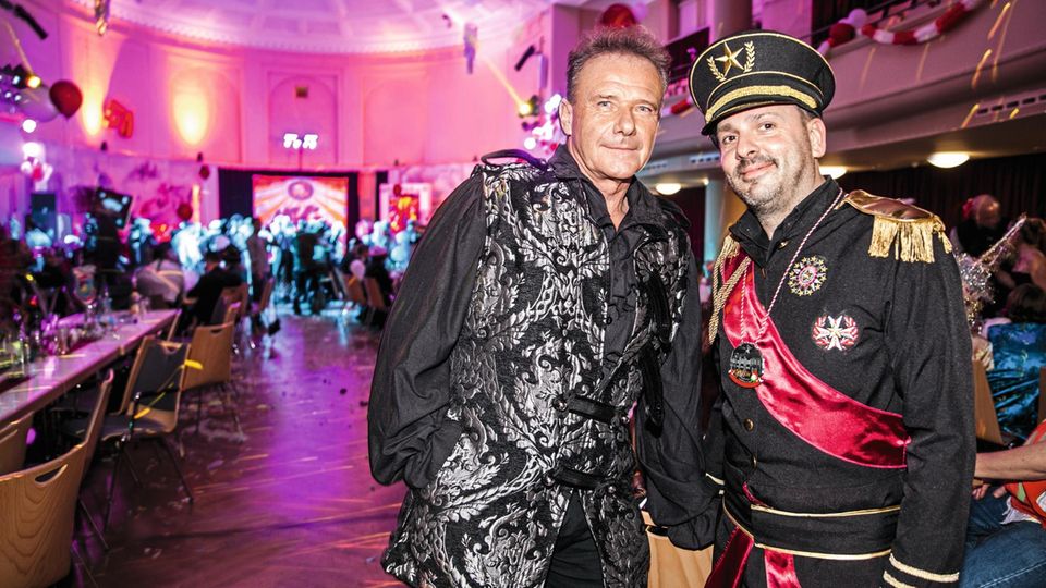 Meiningen: Karneval, Thomas Fickel, CDU zusammen mit Michael Heym, CDU