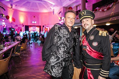 Meiningen: Karneval, Thomas Fickel, CDU zusammen mit Michael Heym, CDU