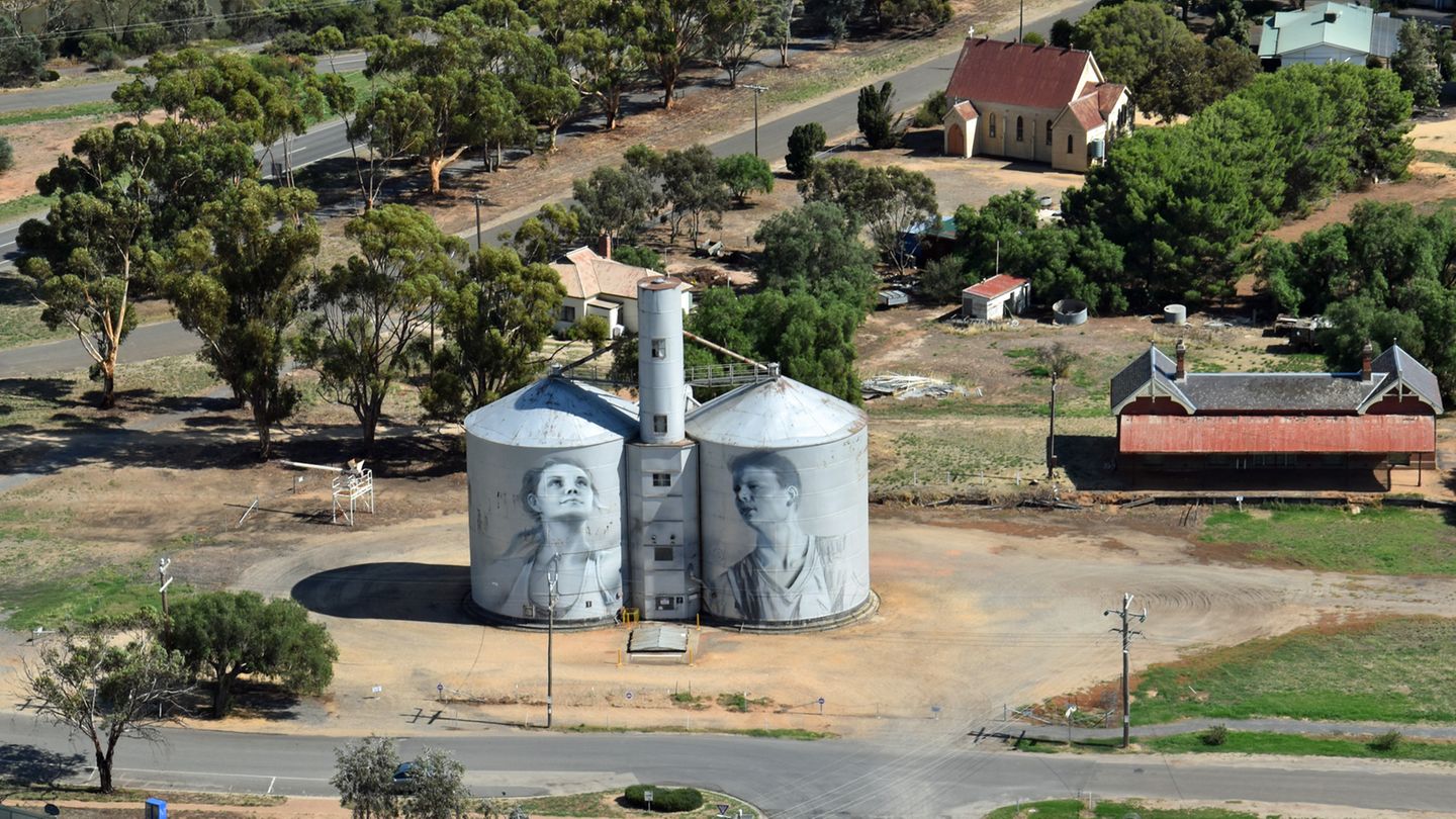 Silo Art Trail in Rupanyup