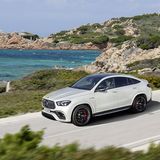 Das Mercedes-AMG GLE 63 S Coupé hat serienmäßig eine Luftfederung