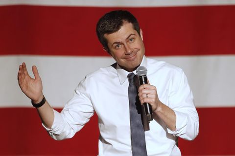 Wahlkämpfer Pete Buttigieg, hier bei einem Auftritt in Salt Lake City, Utah