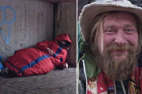 Sheltersuit: Dieser Mantel soll Obdachlosen das Leben leichter machen