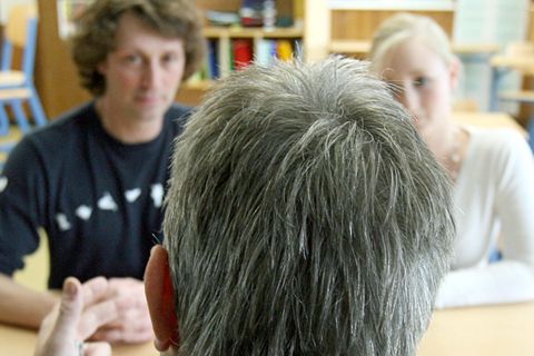 Lehrer und Eltern