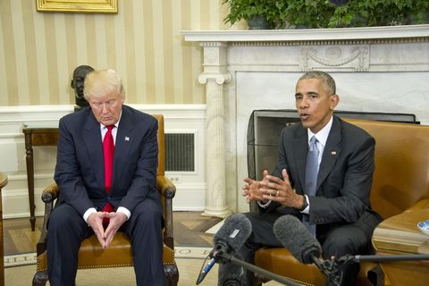 Donald Trump und Barack Obama