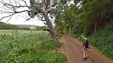 Beim Wandern in Tower Hill