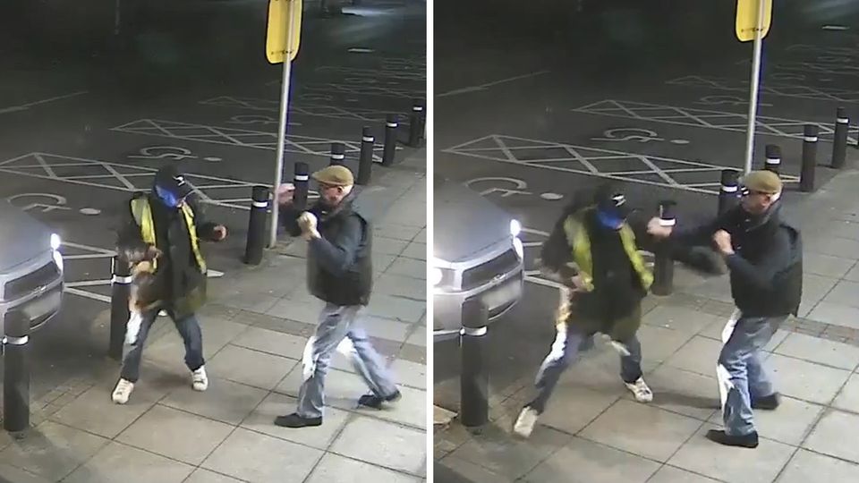 Ein 77-Jähriger aus Wales schlägt einen Räuber in die Flucht