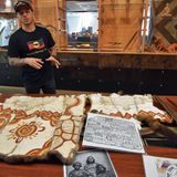 Kieron Stewart und Felle