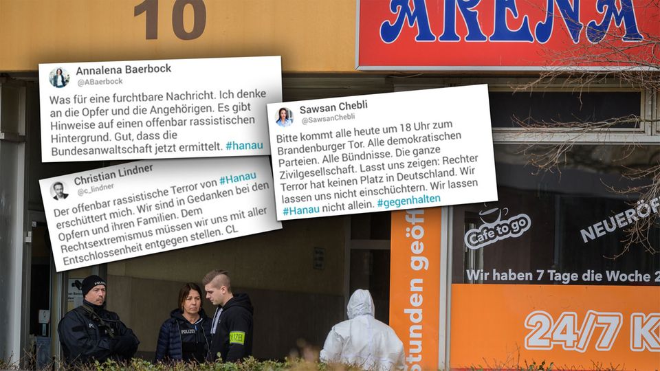 Hanau: So reagieren Politiker auf die Gewalttat – "Der offenbar rassistische Terror erschüttert mich"