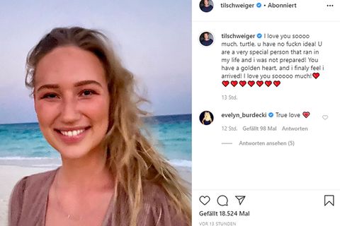 Neue Freundin Sandra: "Ich liebe dich soooo sehr": Der liebestolle Til Schweiger